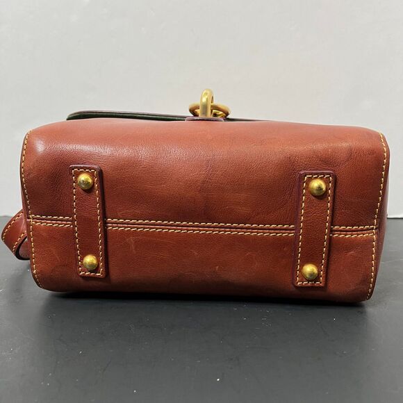 Dooney & Bourke Womens Ashley Messenger Bag Florentine Vacchetta Leather - Picture 12 of 14